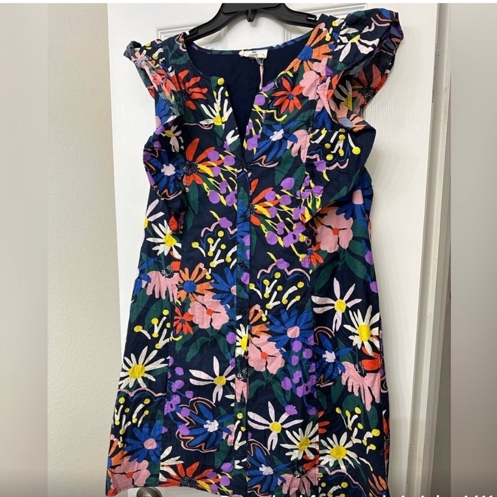 Entro Floral Ruffle Dress - Multicolor - Picture 3 of 6